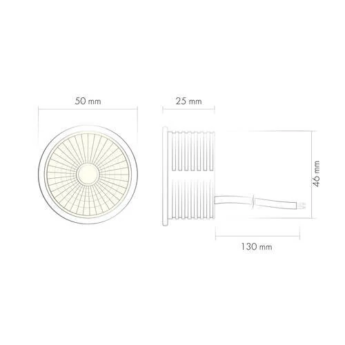 Лампа Slim Led 8W, 3000K, белый (Denkirs, DK3000-8W dim) - Amppa.ru