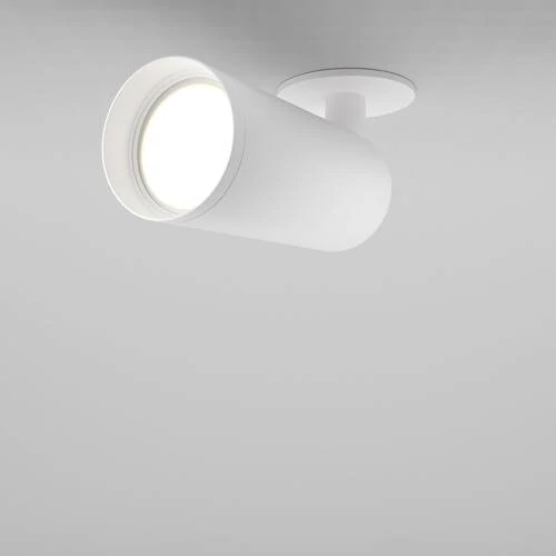 Встраиваемый светильник Ceiling FOCUS S, 1xGU10 Белый (Maytoni Technical, C049CL-U-1W) - Amppa.ru