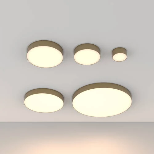 Потолочный светильник Ceiling Zon, LED 26W, 3000K, Матовое Золото (Maytoni Technical, C032CL-L32MG3K) - Amppa.ru