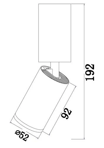 Потолочный светильник Ceiling FOCUS S, 1xGU10 Золото (Maytoni Technical, C051CL-01G) - Amppa.ru