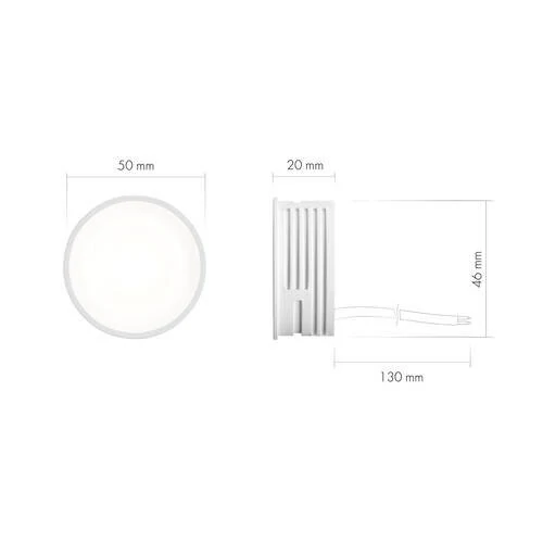 Лампа Slim Led, x, белый (Denkirs, DK4000-7W-M) - Amppa.ru