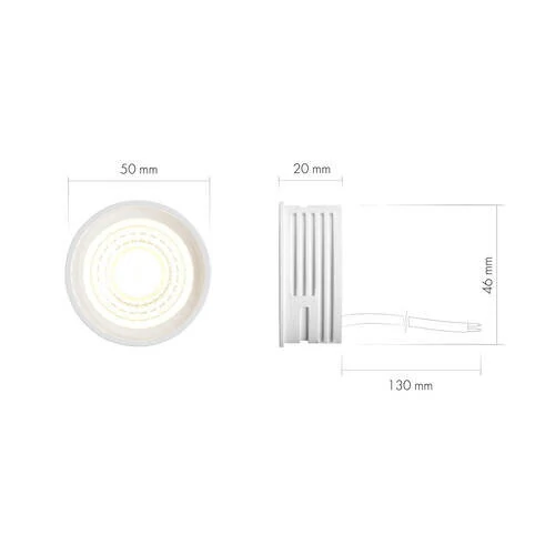 Лампа DK3000, 7W, 3000K, белый (Denkirs, DK3000-7W) - Amppa.ru