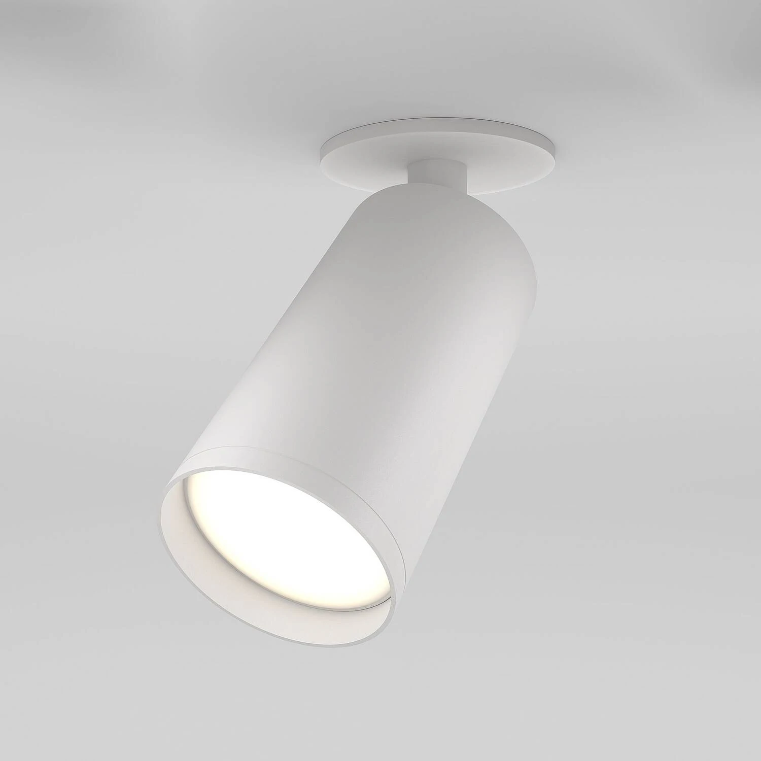 Встраиваемый светильник Ceiling FOCUS S, 1xGU10 Белый (Maytoni Technical, C049CL-U-1W) - Amppa.ru