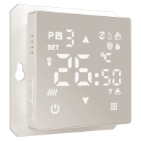 W1151217/ Электроустановочные изделия - Умный сенсорный терморегулятор  для теплого пола (дымчатый)