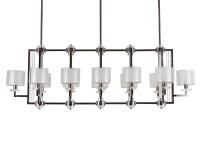 Подвесной светильник NEWPORT 4408+4/S black glossy