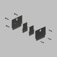 TR2025-BK Комплект торцевых заглушек для трека SMART ONE