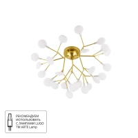 Потолочная люстра Arte Lamp CANDY A7274PL-27GO