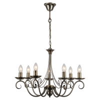 Подвесная люстра LSP-9941, 7xE14, Бронза (Lussole, LSP-9942)