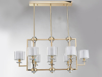 Люстра ALEXANDRA 4400, 8+6xЕ14+LED, золото (Newport, 4408/S gold) М0060957