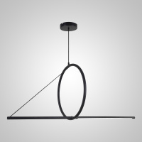 Подвесной светильник SUSPENSION CERCLE ET TRAIT – GRAPHITE SATINE L120 (ImperiumLoft, 144225-22)