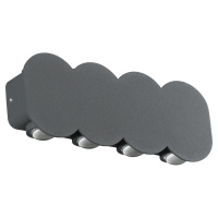 Уличный Фасадный Светильник Calle Street, 8xled, Серый; Черный (Novotech, 358561)