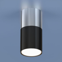 Накладной акцентный светодиодный светильник DLR028 6W 4200K хром/черный хром (Elektrostandard, Накладной акцентный светодиодный светильник)