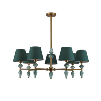 Люстра Vermont Classi, 7xE14, Латунь (Lumion, 8275/7)