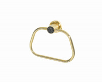 Полотенцедержатель кольцо BOHEME Royal Cristal 10925-G-B