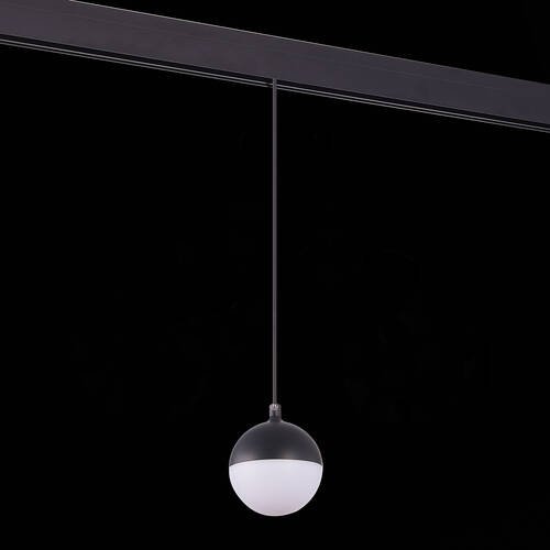 Магнитный трековый светильник подвесной SKYLINE 48, LED, 4000K, 7W, Черный (ST LUCE, ST358.443.07) - Amppa.ru